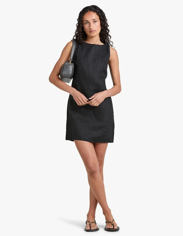 Step Ahead, Lead The Trend Nadine Mini Dress - Black