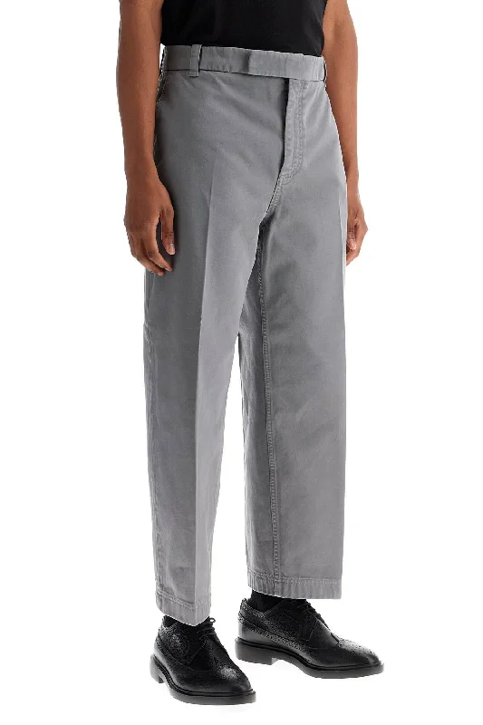 Fashion Sale Thom Browne Medium Grey Cotton Chino Utility Pants