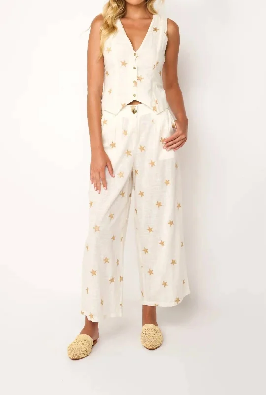 Season Offer Soleil Pants In White