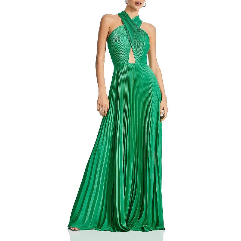 Seasonal Trend A.L.C. Womens Athena Satin Sleeveless Evening Dress