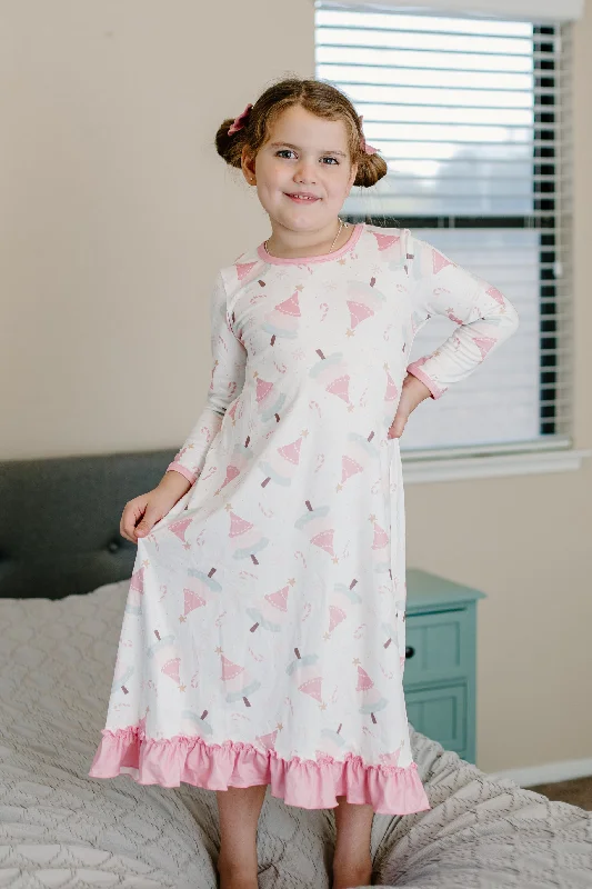 Mid Season Sale CHRISTMAS PASTEL TREE NIGHTGOWN