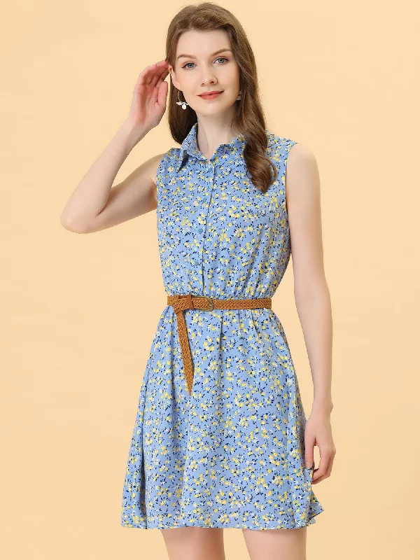 Blue-Yellow Floral