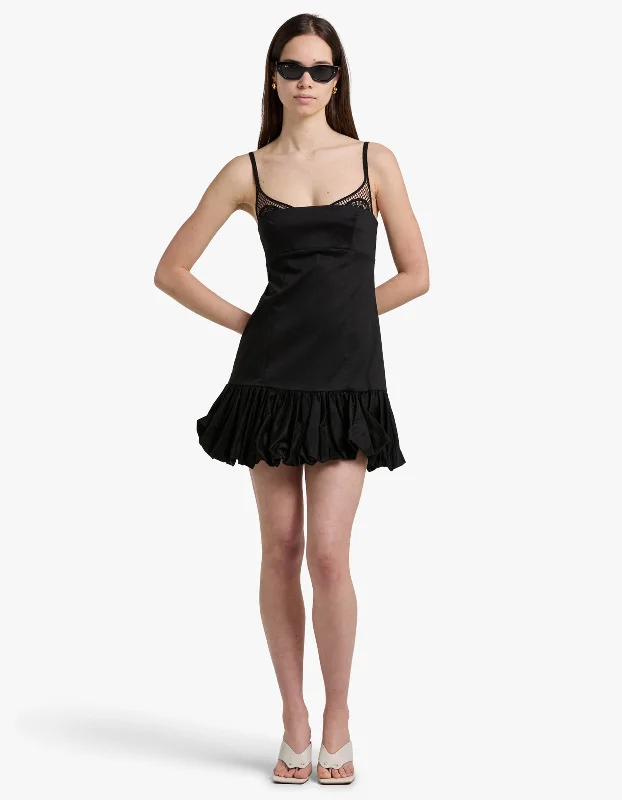 Trendy Attire For Her Daisy Mini Dress - Black