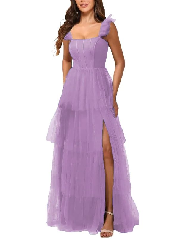 Sophisticated Outfits 2 - ssb lilac tiered tulle corset gown