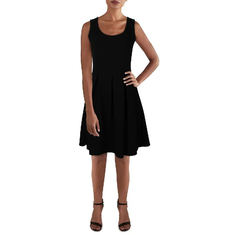 Limited Time Offer 24seven Comfort Apparel Womens Sleeveless Midi Fit & Flare Dress