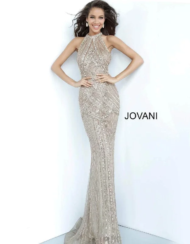 Special Offer Jovani 2554ASC - Sleeveless Cutout Back Prom Dress