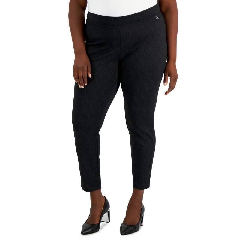 Relaxed Style Plus Womens Wear To Work Office Dress Pants