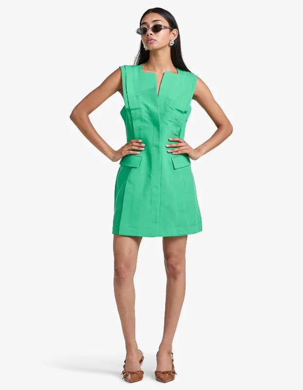 Trendy Pulse Thrumster Mini Dress - Clover