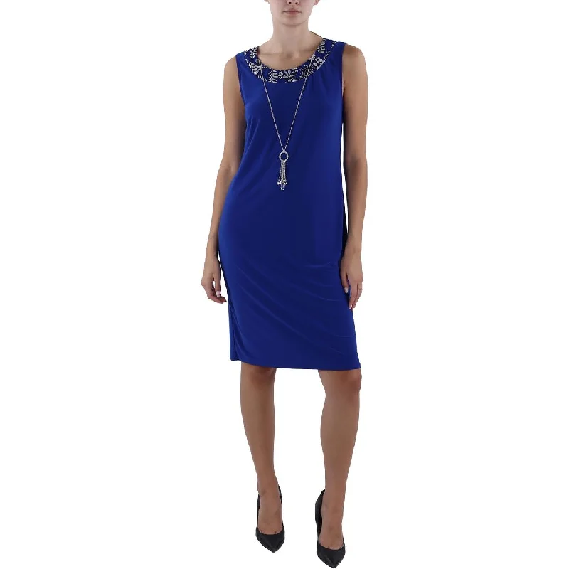 Unleash Your Fashion R&M Richards Womens Sleeveless Office Wear To Work Dress