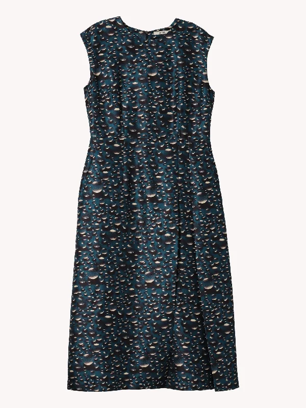 Budget Friendly Fashion Sleeveless Peacock Dress