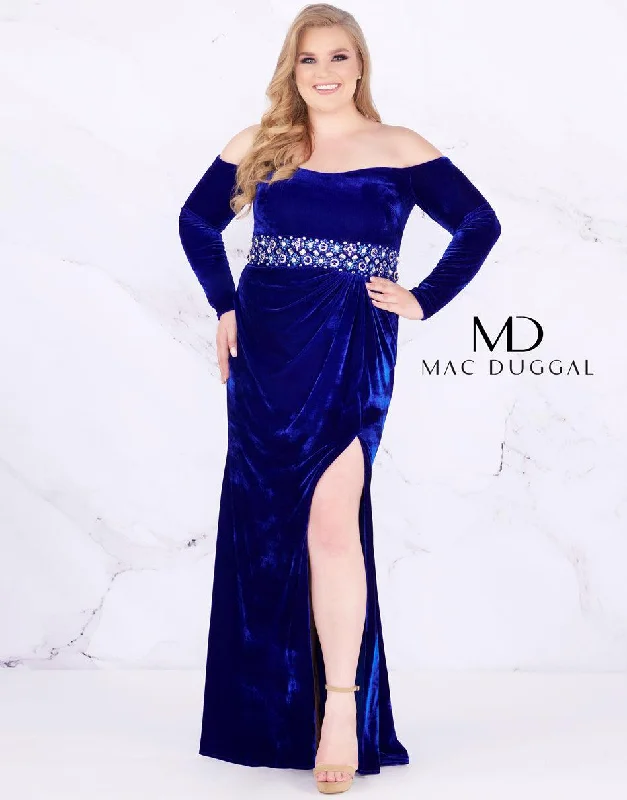 Urban Femme Streetwear Mac Duggal Prom Long Dress Plus Size