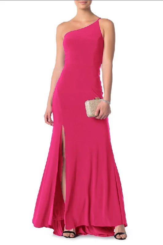 Chic Urban Fashion Look M - maniju hot pink one shoulder gown