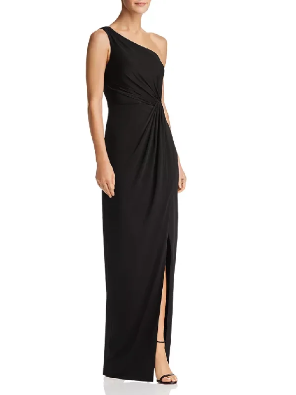 Colorful Clothing S - bariano black one shoulder ruched gown