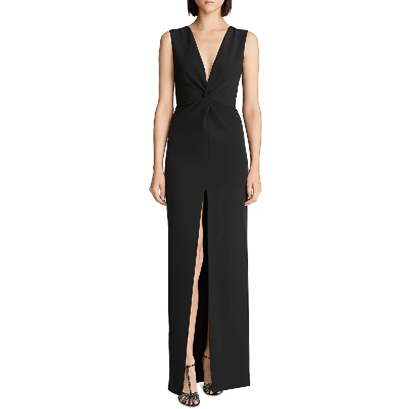 New Styles Just In Halston Womens Melanie Sleeveless Long Evening Dress