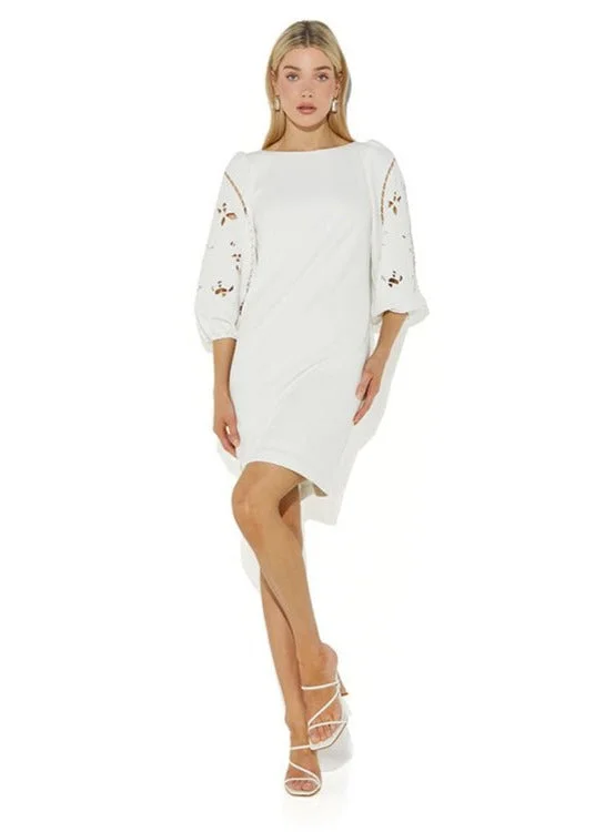 Contemporary Chic Annie White Shift Dress