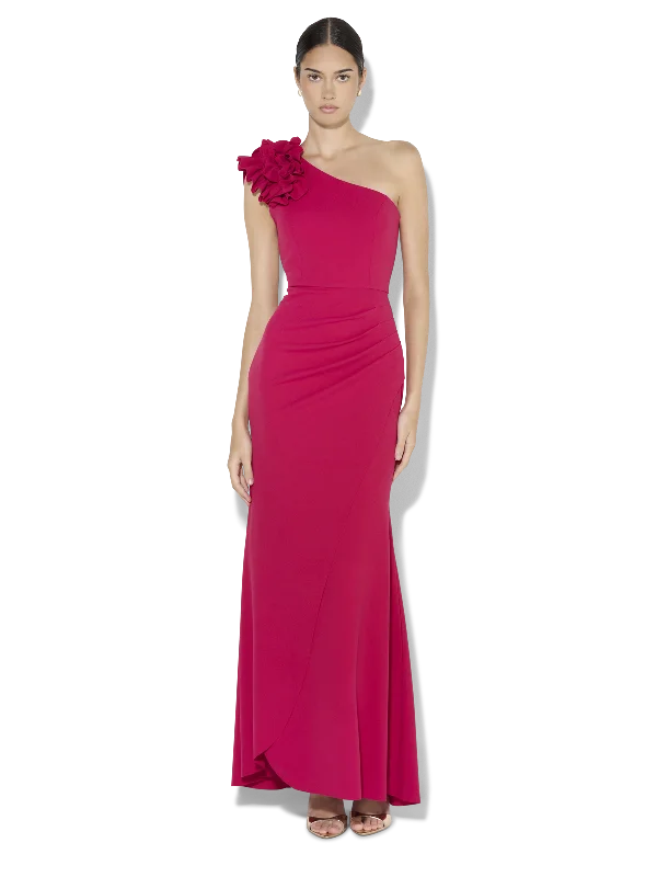 Feminine Soft - Hued Styles Amelia Hot Pink Gown