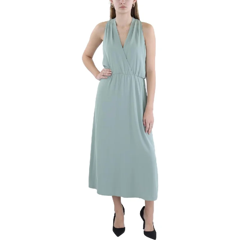 Special Offer Lauren Ralph Lauren Womens Georgette Sleeveless Halter Dress