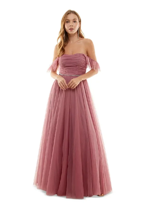 Chic Casual Style 7 - city studio dusty pink ruched tulle gown