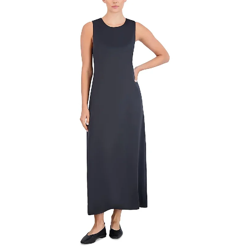 Clearance Event POINT Womens Satin Sleeveless Maxi Dress