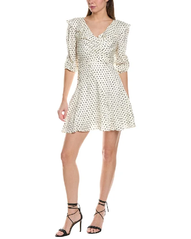 Unleash Your Trend Driven Style Sandro Silk-Blend Mini Dress