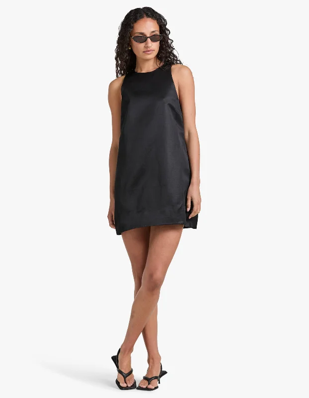 Effortless Everyday Wear Solstice Mini Dress - Black