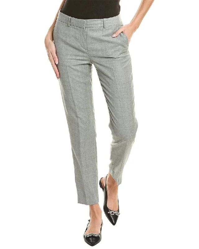 Trend Forward Women's Wear Theory Testra Wool Pant