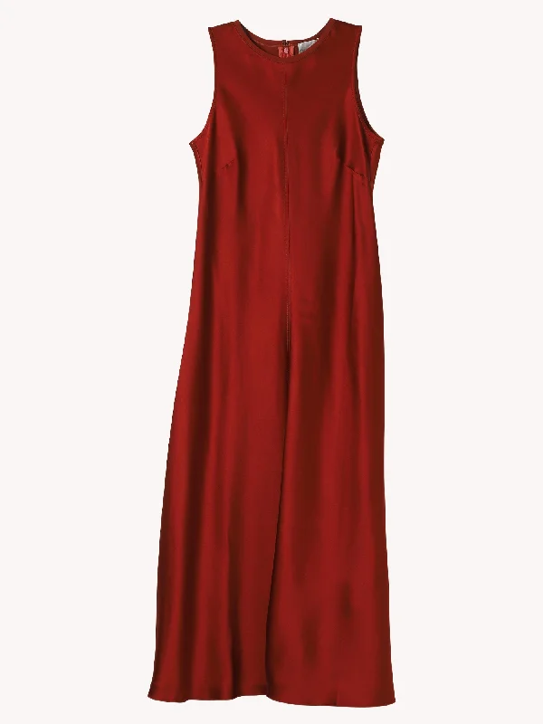 Final Clearance SATIN ROUNDNECK DRESS