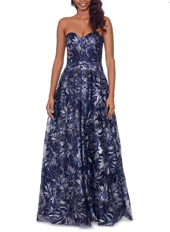 Everyday Wear 0 - betsy & adam navy sequined corset gown