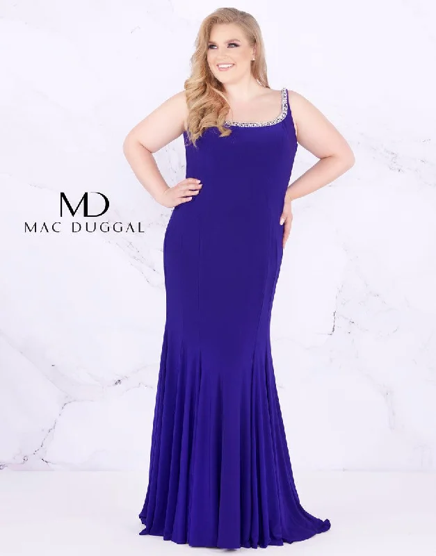 Casual Chic Mac Duggal Prom Long Plus Size Dress