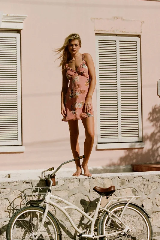 Limited Time Offer Oneill LUELLA PUNTA TROPICAL MINI DRESS - CANYON CLAY