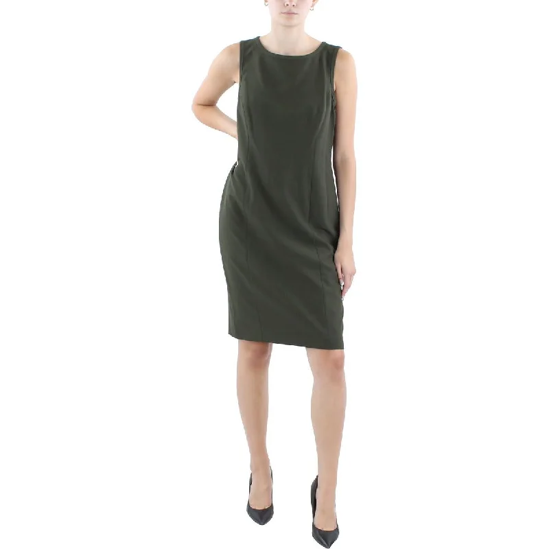 Flash Sale, Don't Miss Le Suit Womens Sleeveless Knee-Length Shift Dress