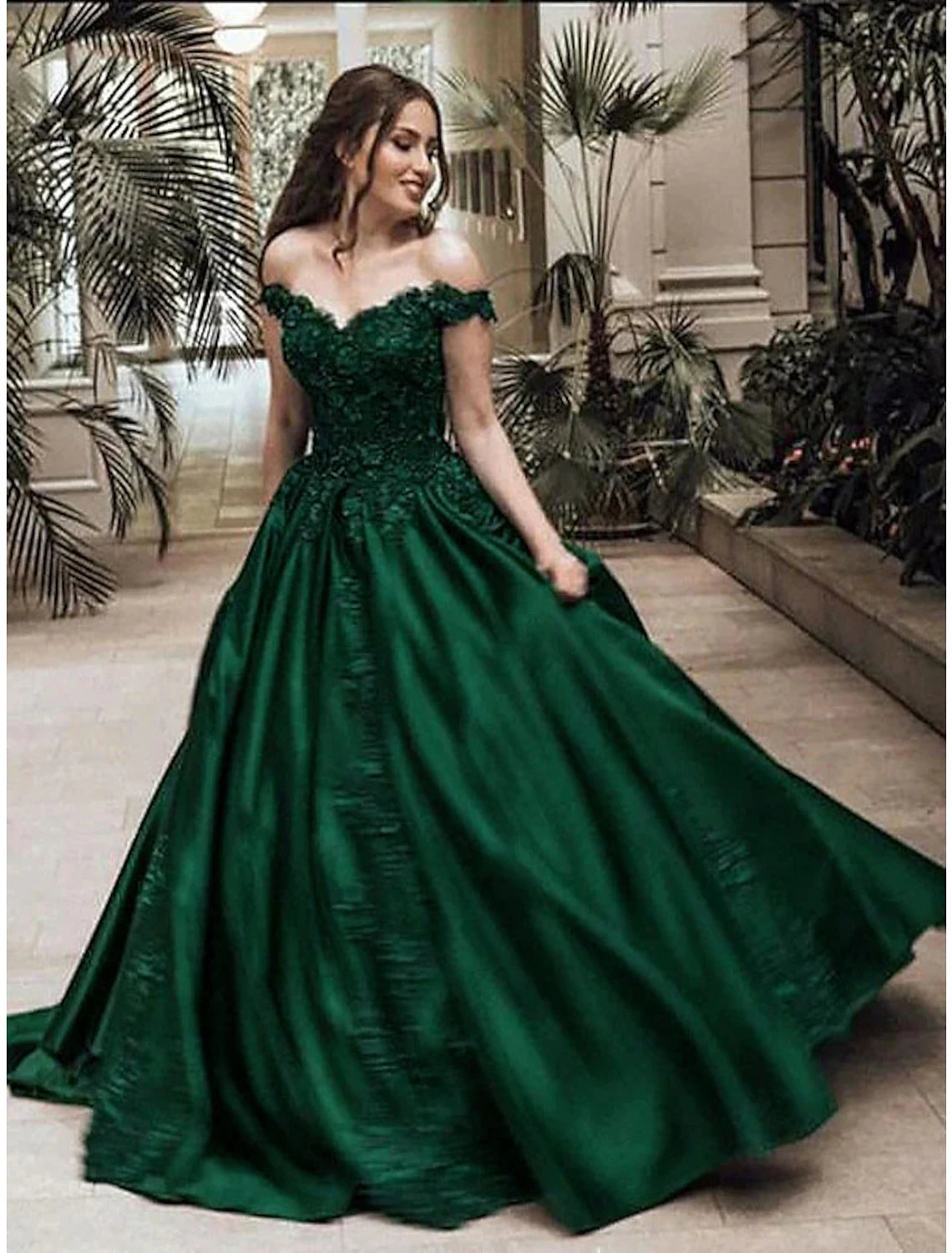 Huge Markdowns Ball Gown Luxurious Sparkle Quinceanera Prom Dress Off Shoulder Sleeveless Floor Length Lace with Appliques