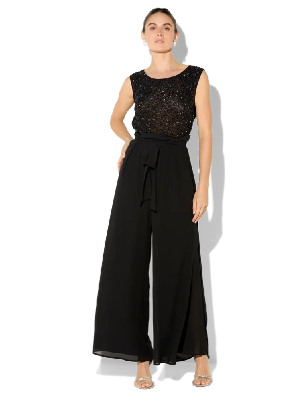 Fashion-Forward Lucy Black Wide Leg Pants