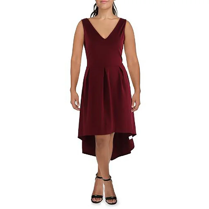 Best Sellers 24seven Comfort Apparel Womens Plus Knit Sleeveless Fit & Flare Dress