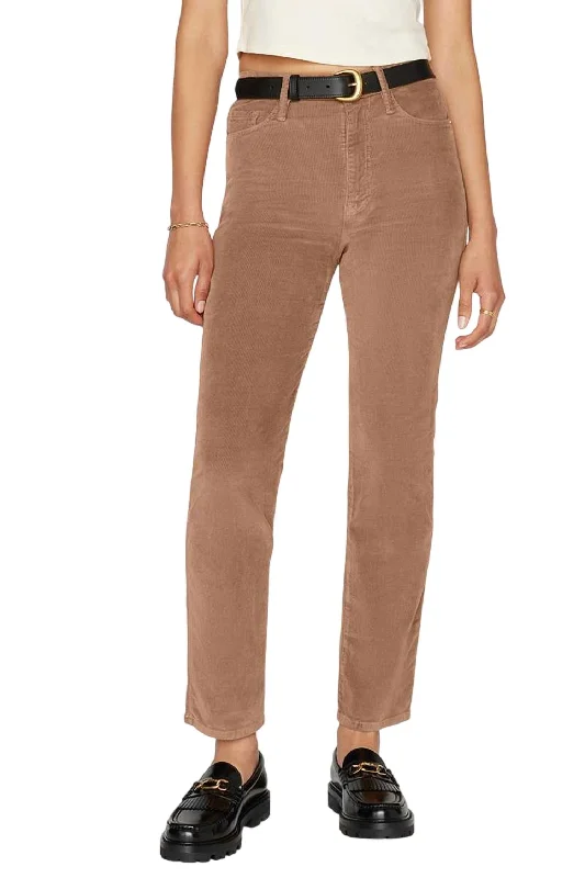 Exclusive Sale Le Sylvie Raw After Cord Pant In Latte