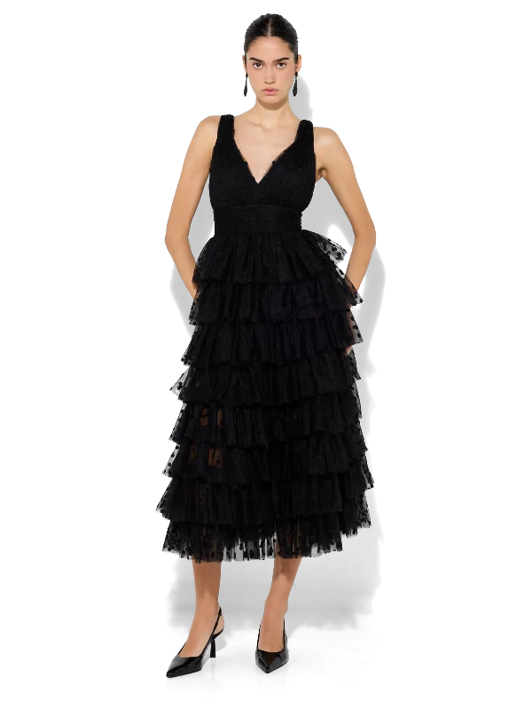 Save On Inspired Styles Bambini Black Cocktail Dress