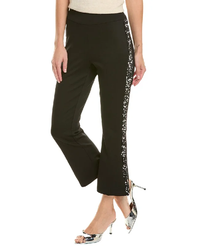 The Epitome Of Modern Women's Fashion Nanette Nanette Lepore Velvet Sequin Stripe Pant