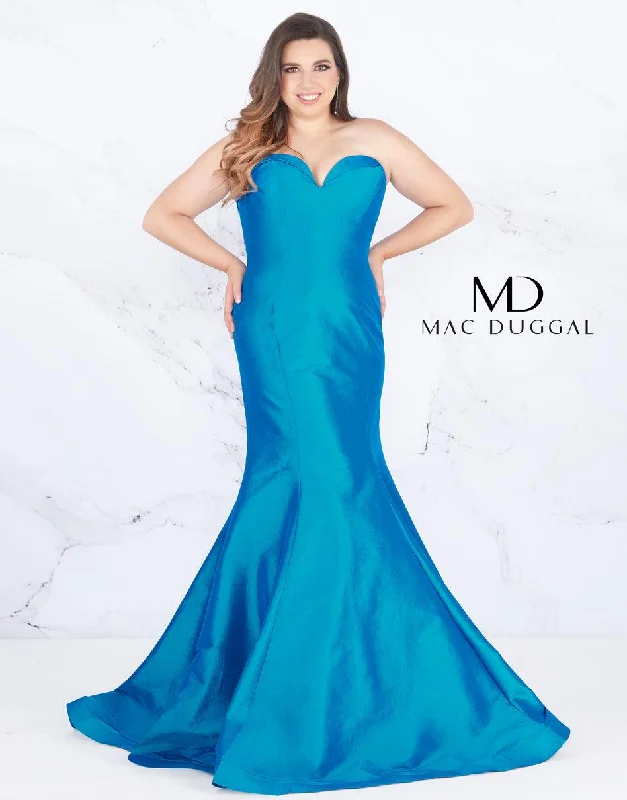 Chic Style, Always In Vogue Mac Duggal Long Plus Size Prom Dress