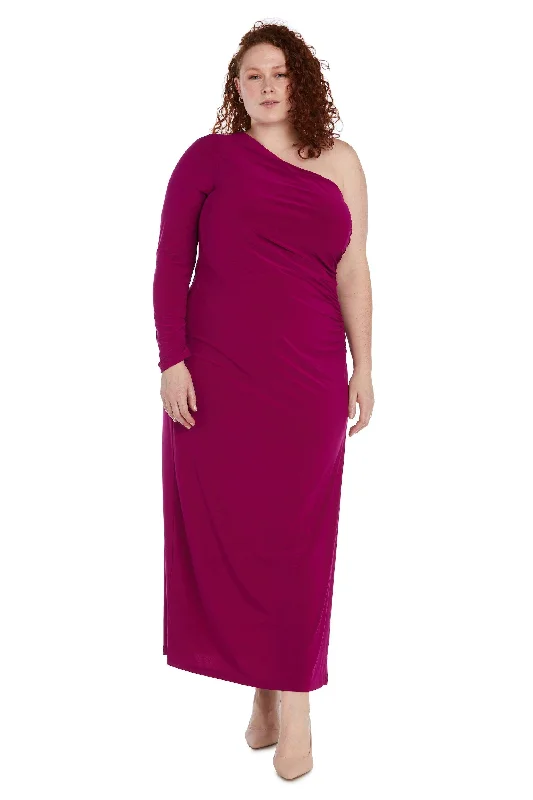 Fashion Sale Nightway Long One Shoulder Plus Size Dress 22158W