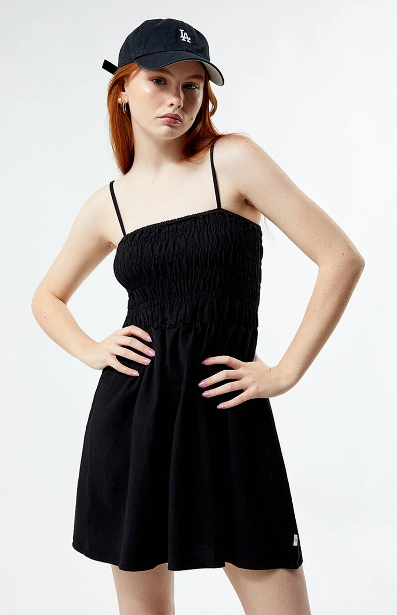 Sale Event, Prices Rock Rhythm Classic Shirred Mini Dress - Black