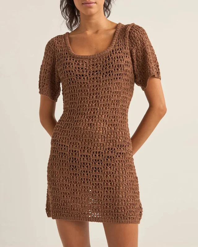 Get The Latest Trends Venice Knit Mini Dress