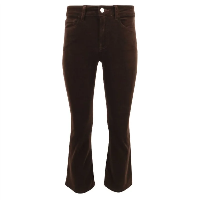 Enjoy Discount Women's Le Crop Mini Boot Pant In Espresso