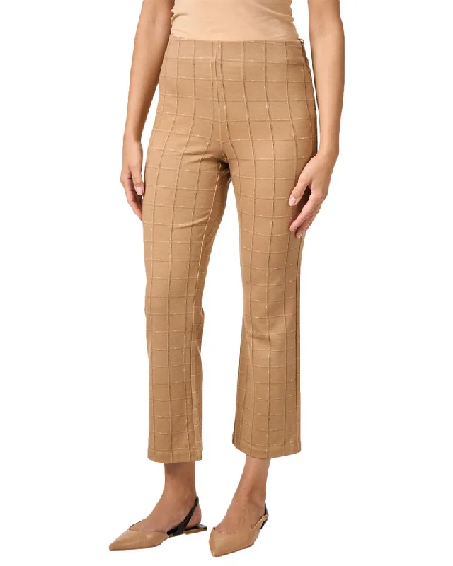 Seasonal Trend Ecru Prince Stretch Crop Flare Pant