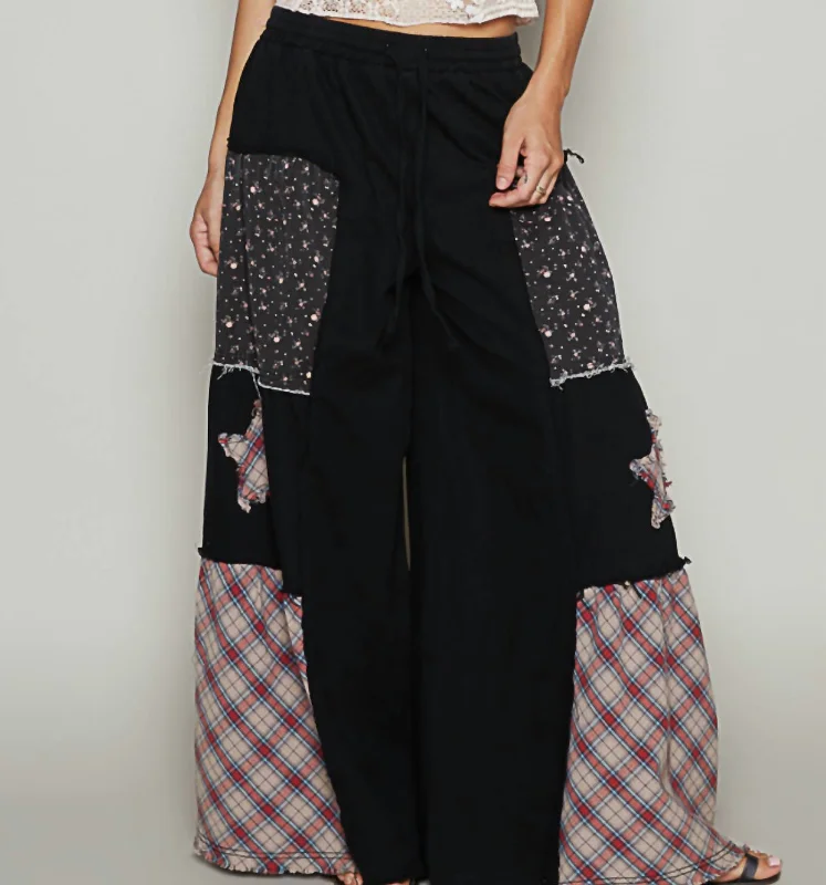 High End Women's Wear Emery Pant In Black Multi