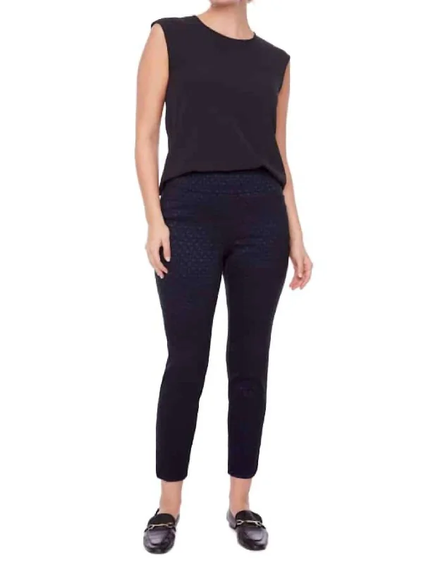 Wardrobe Refresh 28" Techno Petal Ankle Pants In Blaze