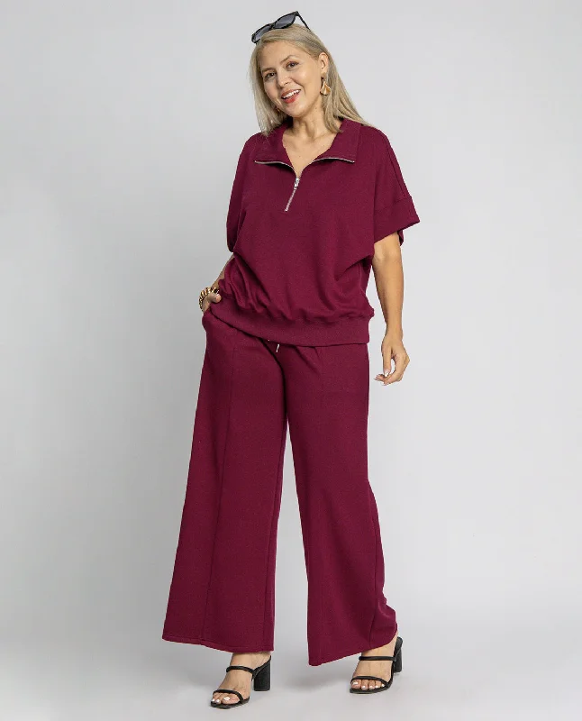 Spring Fashion UMGEE Plus Wide Leg Pant