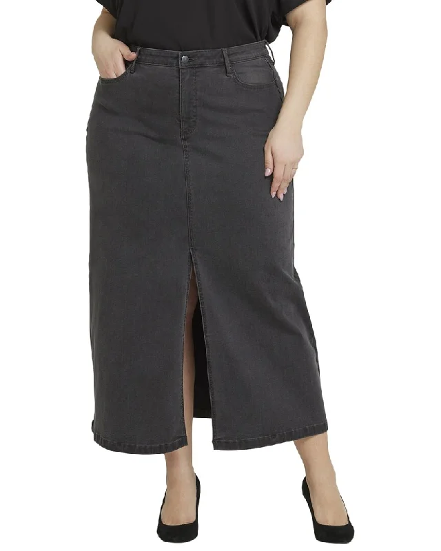 Nordic Minimalist Home Look NYDJ Skirt Cloud Stone Long Jean