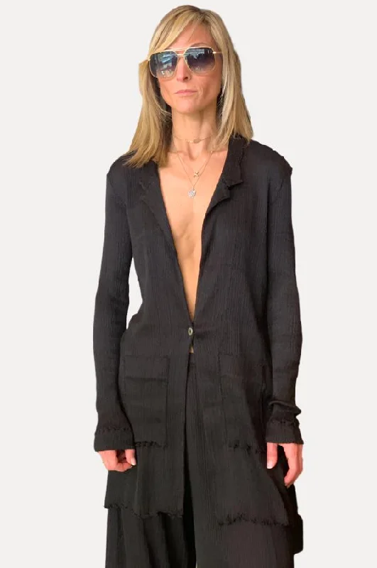 Big Savings Long Blazer - Black