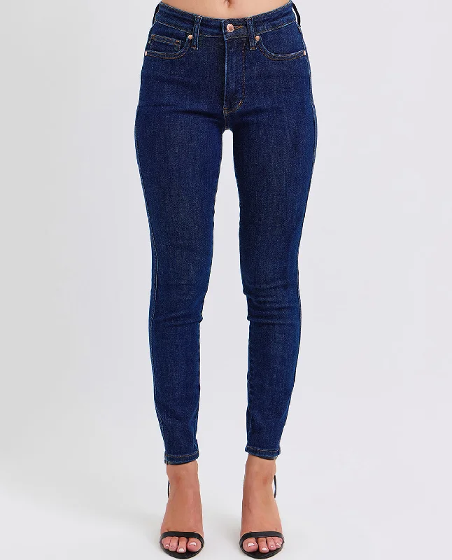 Pastel Styles Judy Blue Mid-Rise Tummy Control Skinny Jean