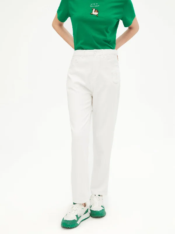 Trend Driven Wardrobe Farrow White Jeans